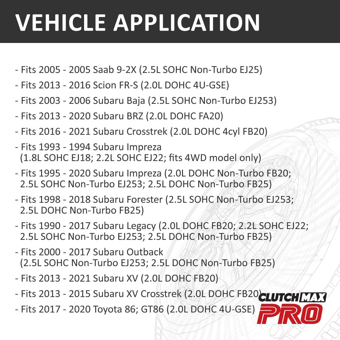 Kit de Rodamiento de Liberación ClutchMaxPRO para Subaru y Toyota