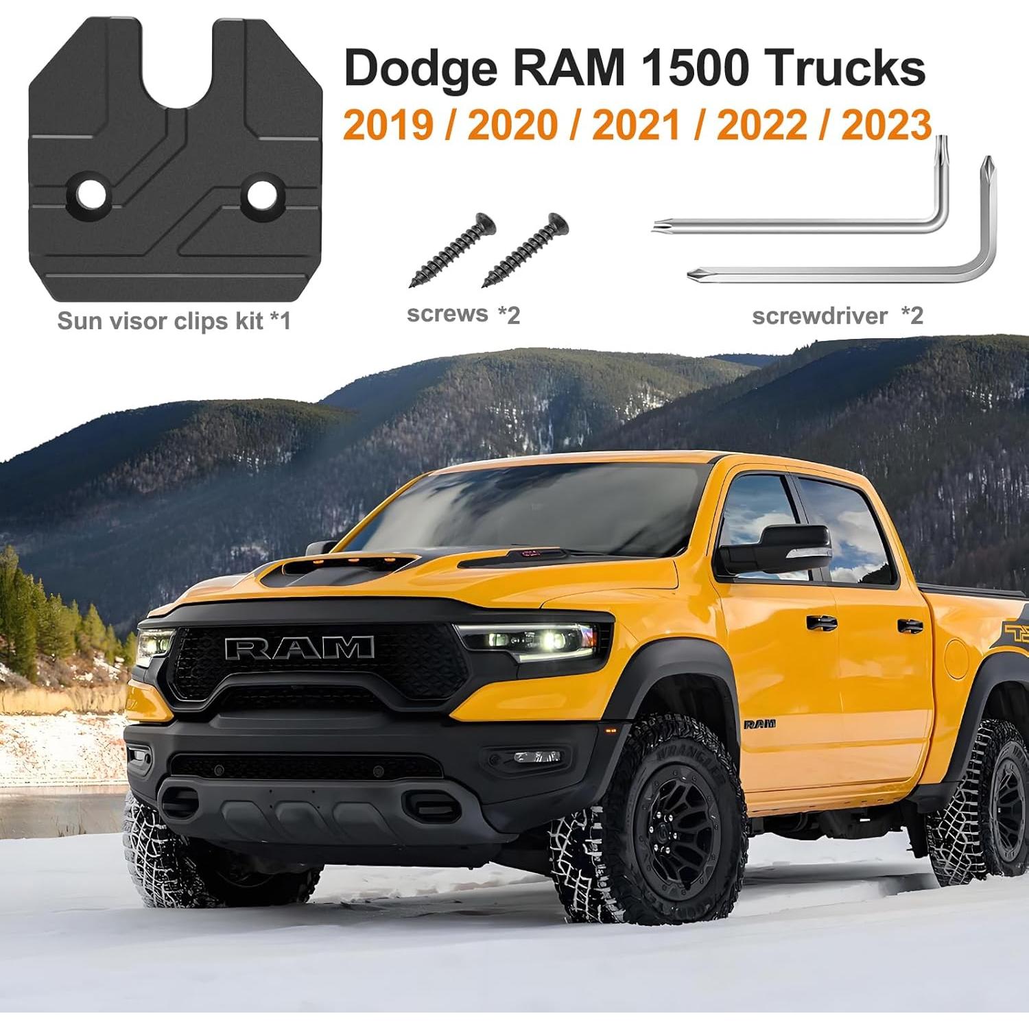 Kit de Reparación de Visera Solar Veharvim para Dodge RAM 1500 2019-2023