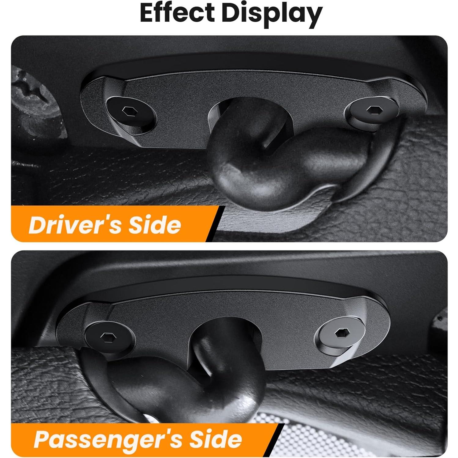 Kit de Reparación de Visera Kaishengyuan Aluminio 60725 Compatible Jeep