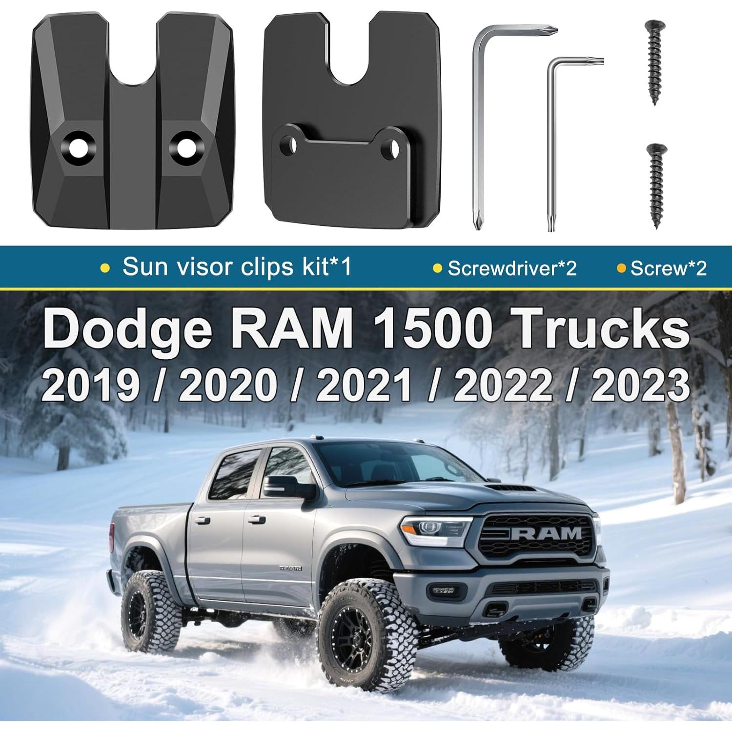 Kit de Reparación de Visera Solar Veharvim para Dodge RAM 1500