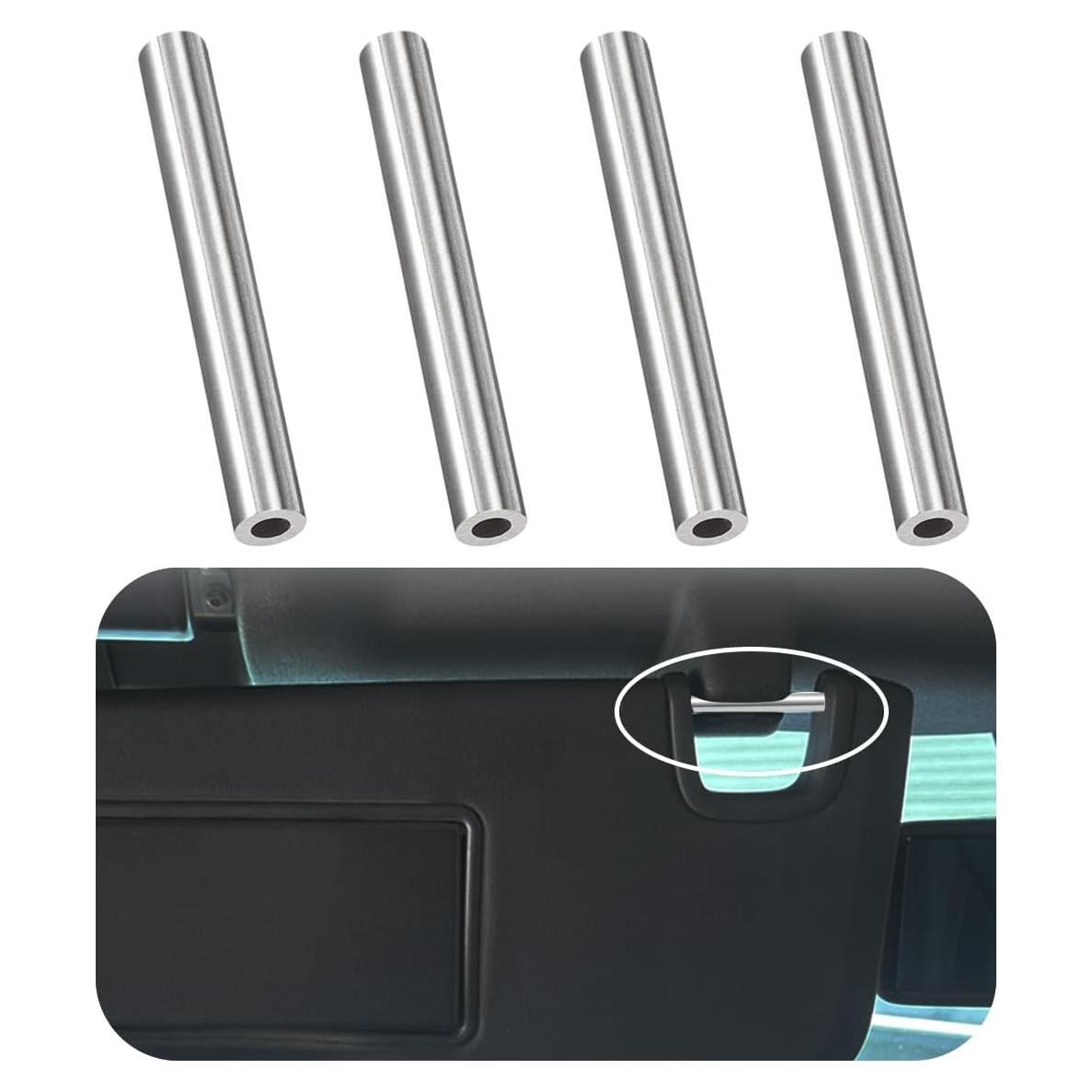 Kit de Reparación de Visera Solar Acero Inoxidable SWLOR Jeep Wrangler JK JKU 2007-2017