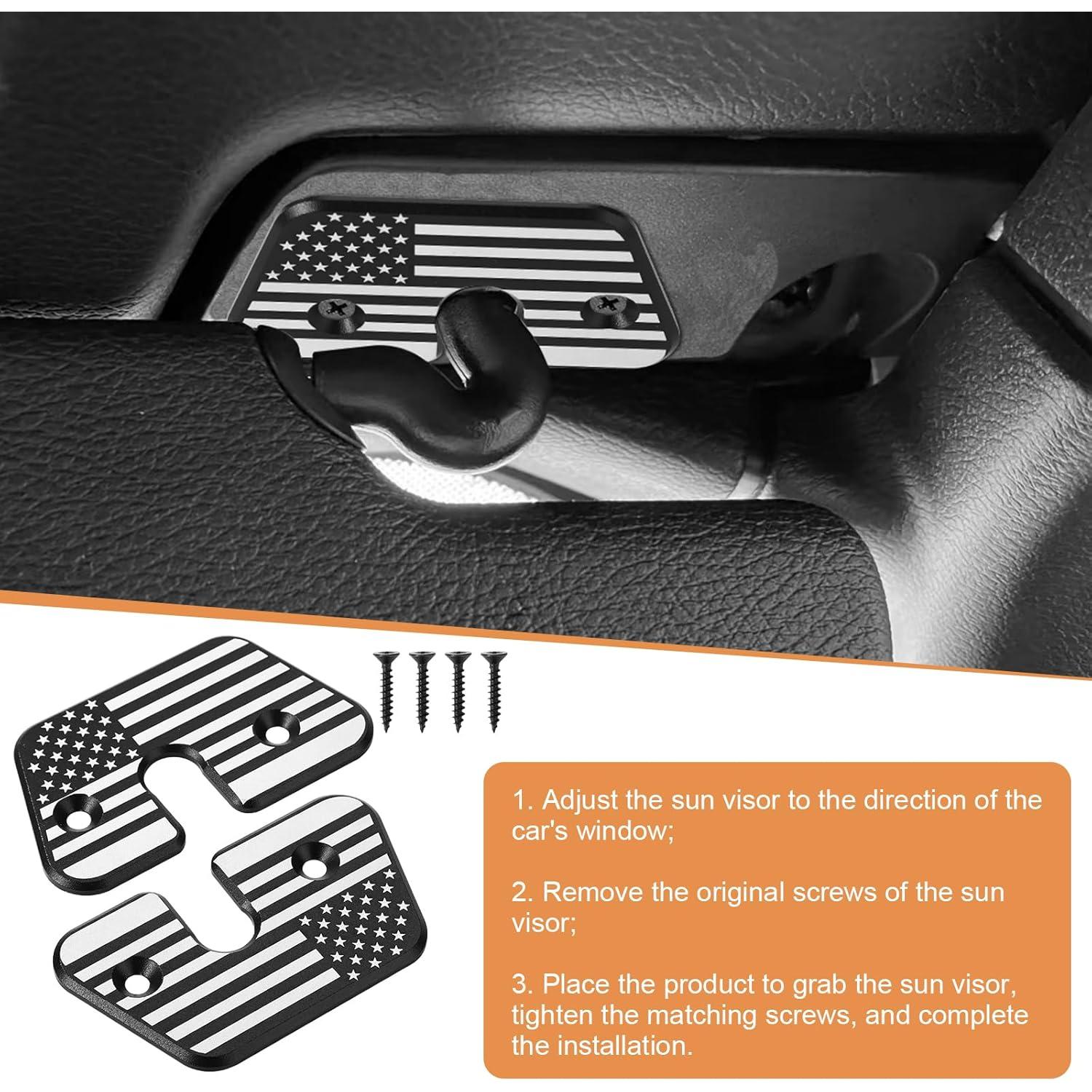 Kit de Reparación de Visera Solar BOXOB 23073 - Clips y Tornillos