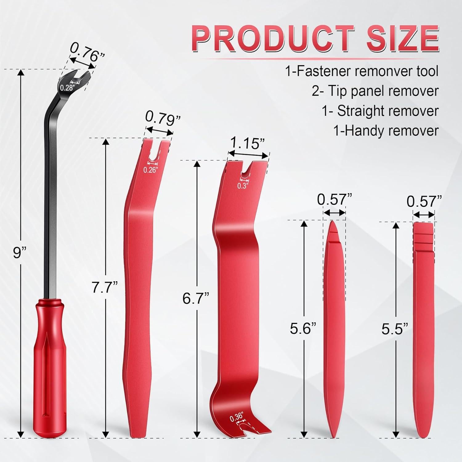 Kit de Herramientas de Remoción de Molduras LivTee 5 Piezas