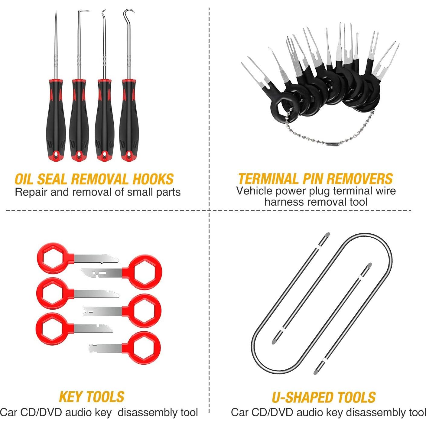 Kit de Herramientas de Remoción de Molduras GOOACC 40 Pcs