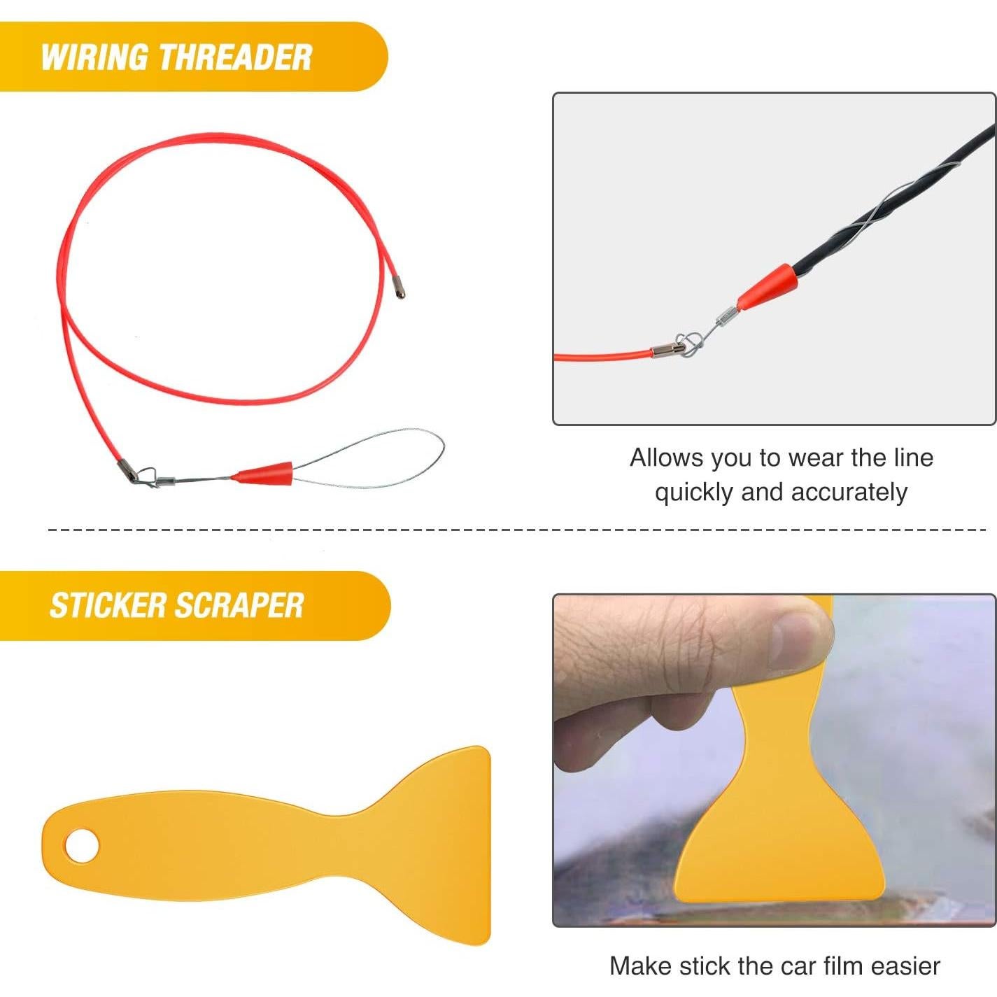 Kit de Herramientas de Remoción de Molduras GOOACC 40 Pcs