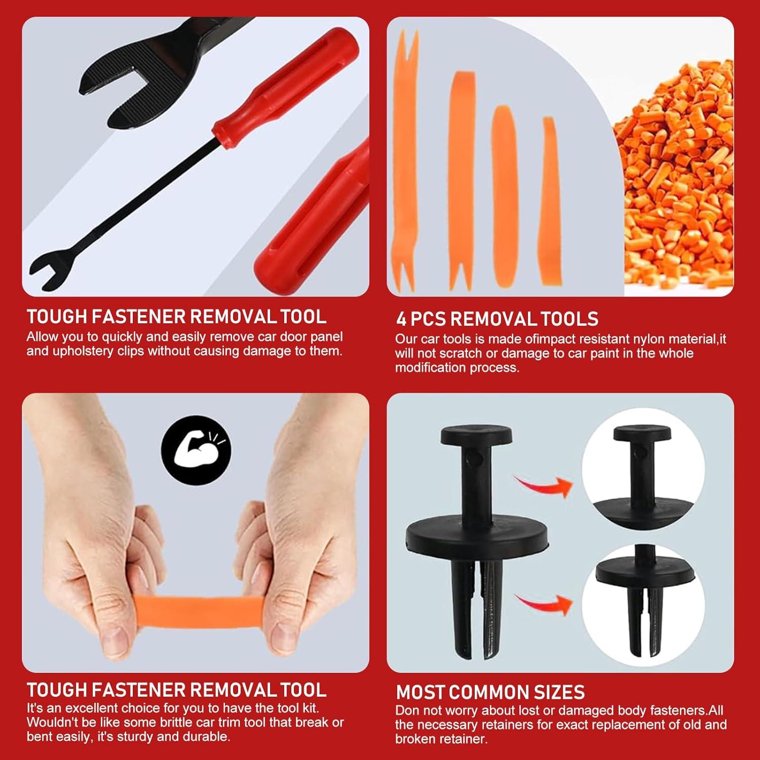 Kit de Clips de Retención para Parachoques Laite 240 Piezas