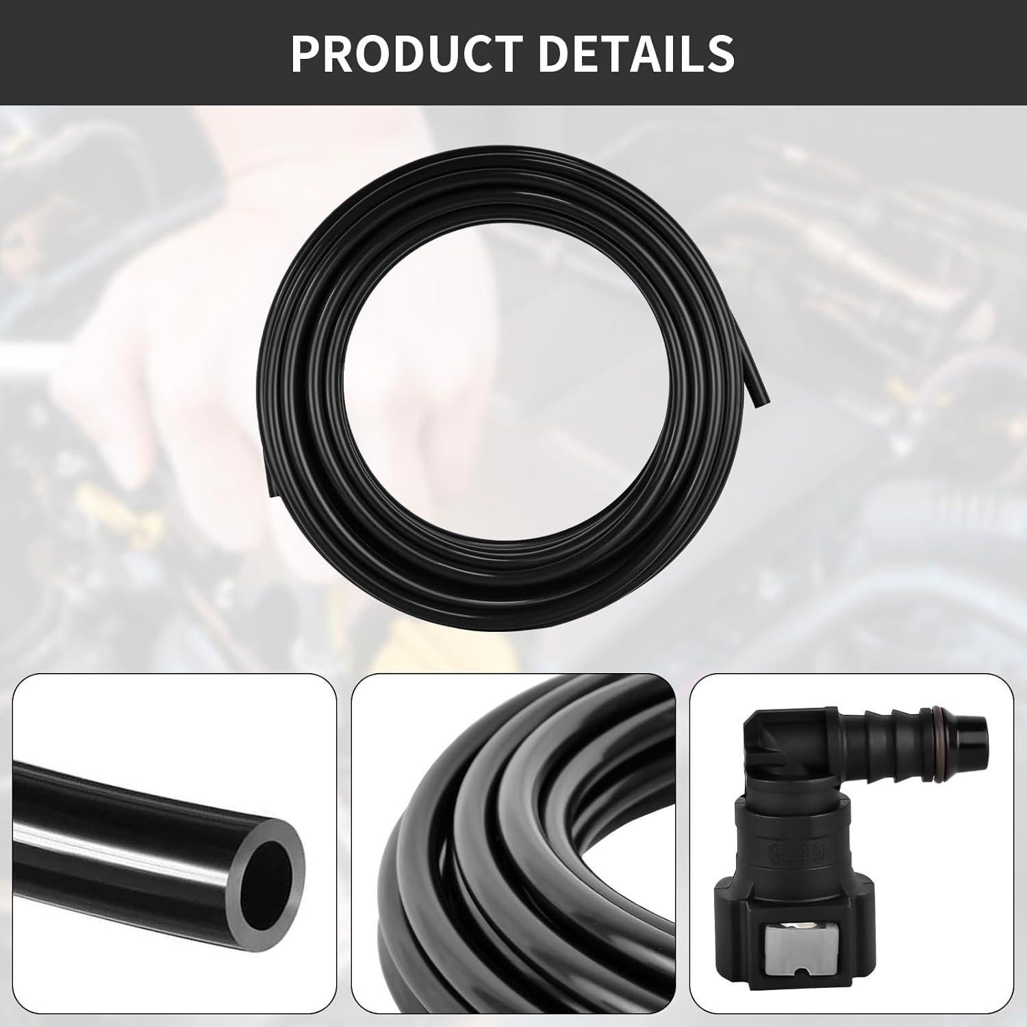 Kit de Reparación de Línea de Combustible MuRealy 5/16" 762 cm