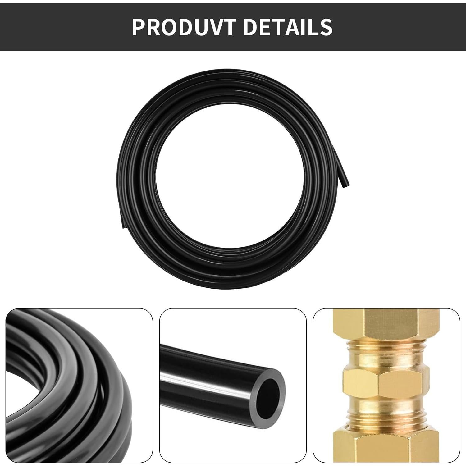 Kit de Reparación de Línea de Combustible Mupera 7.62m 5/16" Nylon