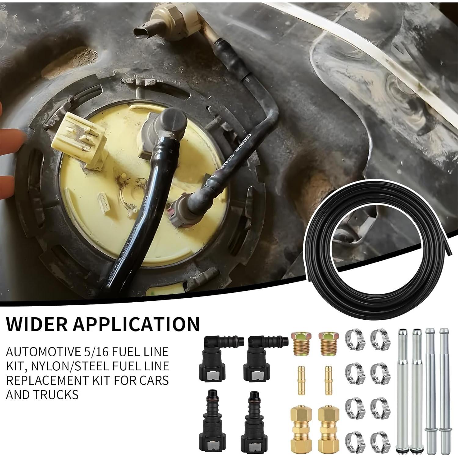 Kit de Reparación de Línea de Combustible Mupera 7.62m 5/16" Nylon