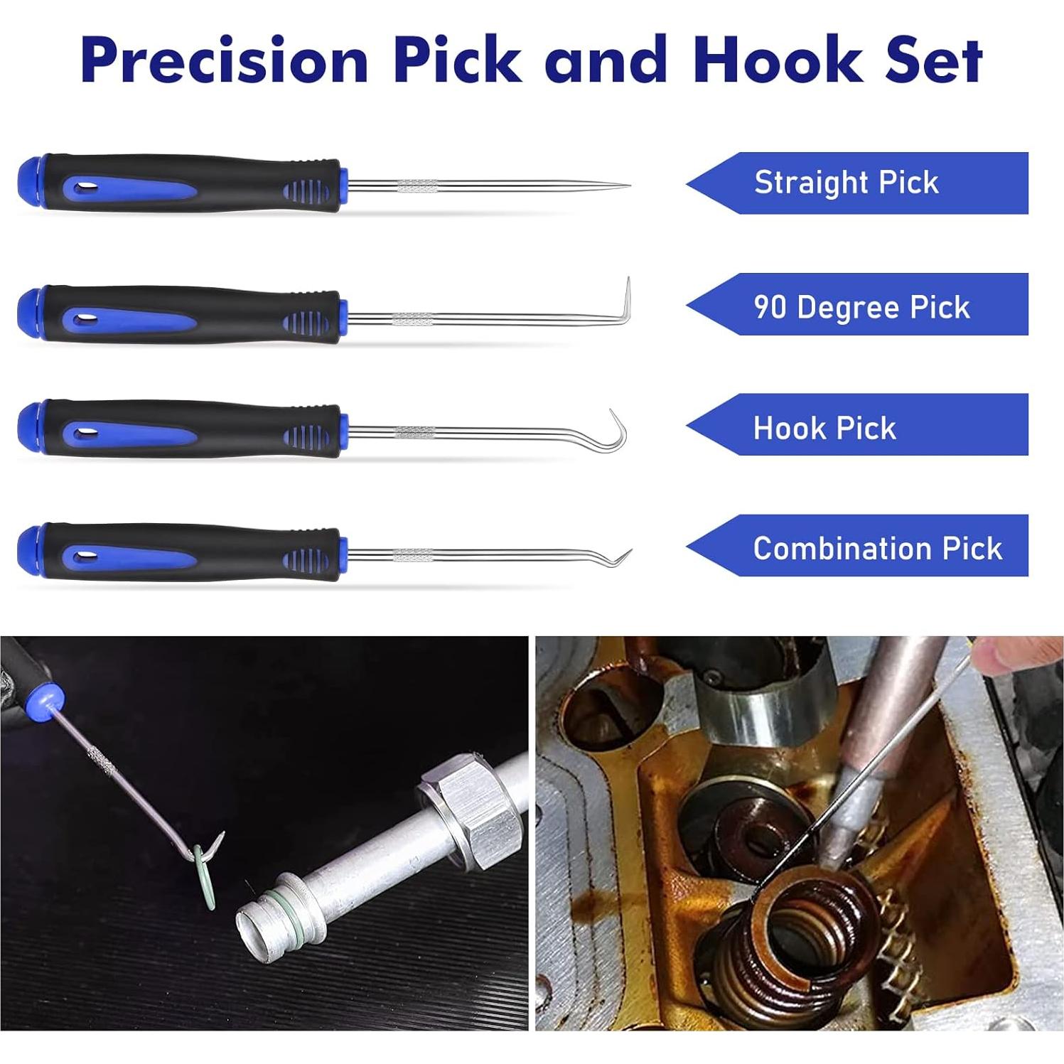 Juego de herramientas para quitar molduras GLK 9 piezas azul