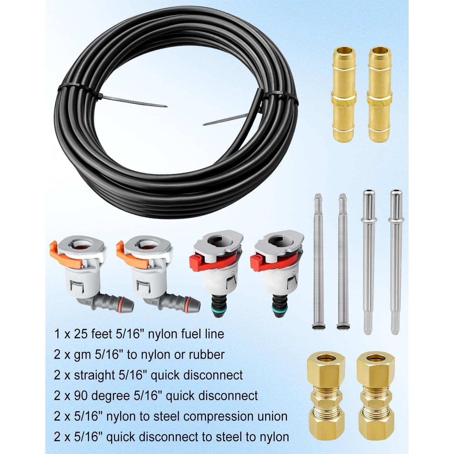 Kit de Reparación de Línea de Combustible EMIHO FLK-56 8mm