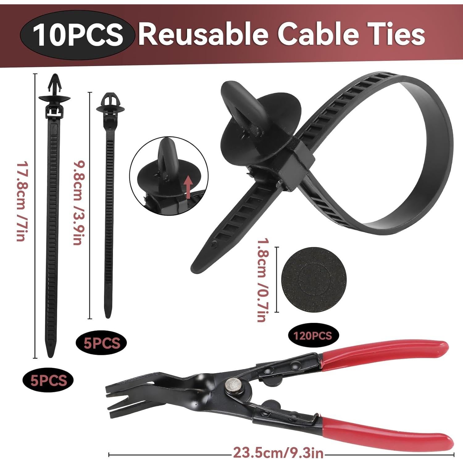 Kit de Clips y Sujetadores para Automóviles Moonateen - 2080 Piezas