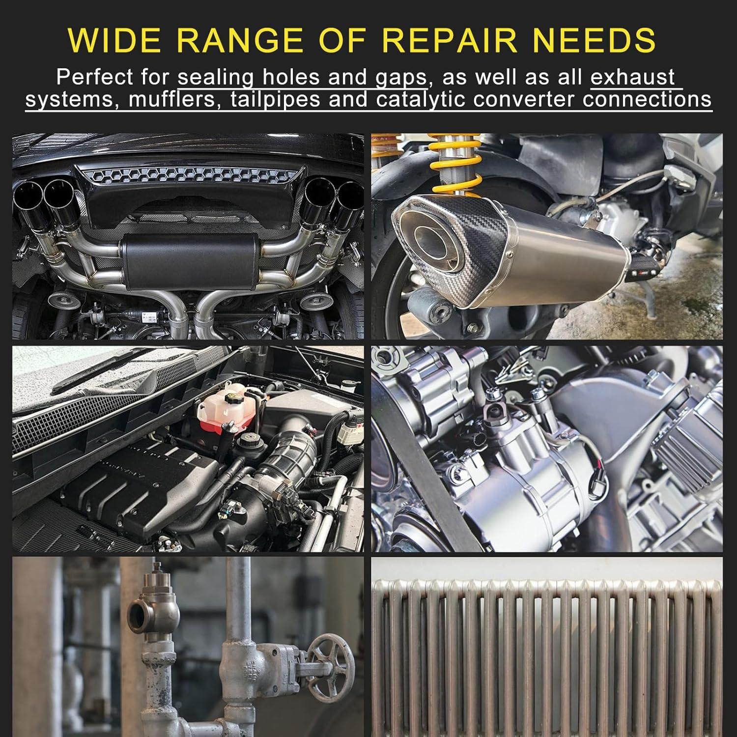 Kit de Reparación de Escape LOCBONDSO 150 g Resistente al Calor