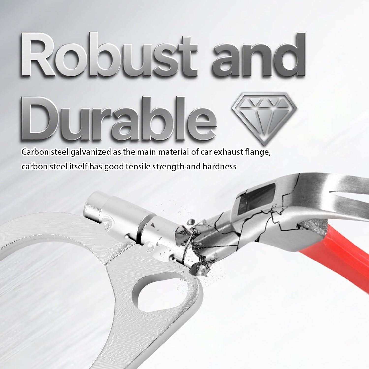 Kit de reparación de brida de escape KIFIDAN 12.5x8.3 cm