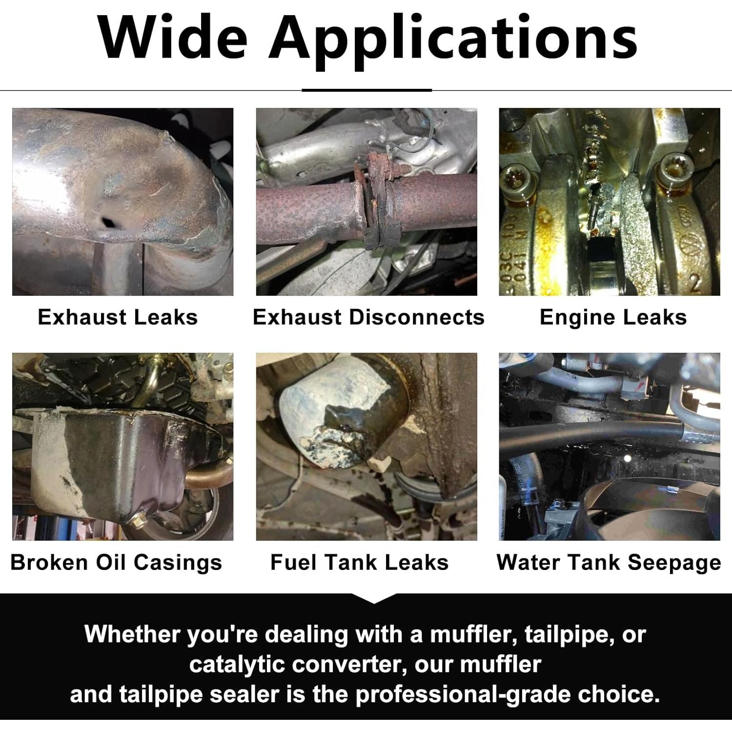 Sellador de Silenciador LOCBONDSO 2.6 oz Alta Temperatura