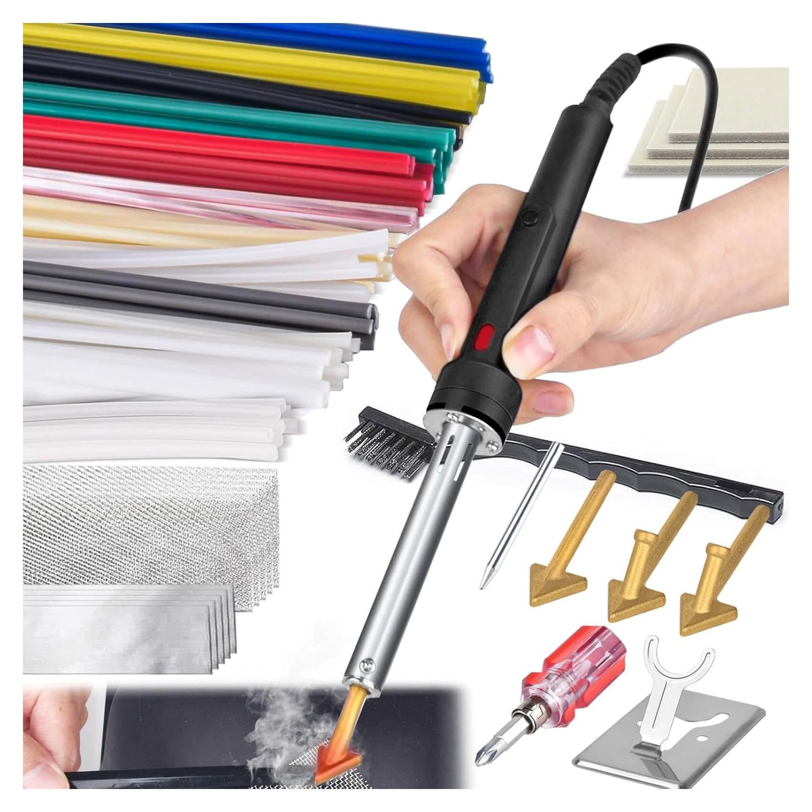 Kit de Soldador de Plástico Ppizkk 130W con Accesorios