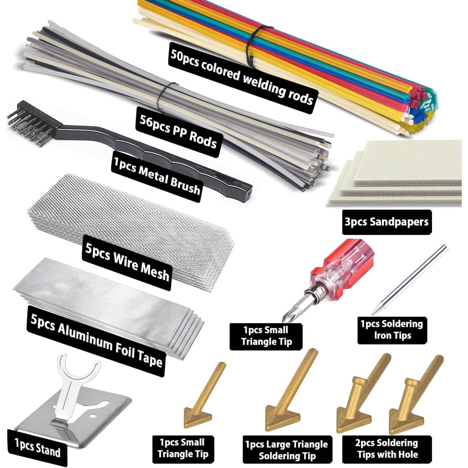 Kit de Soldador de Plástico Ppizkk 130W con Accesorios