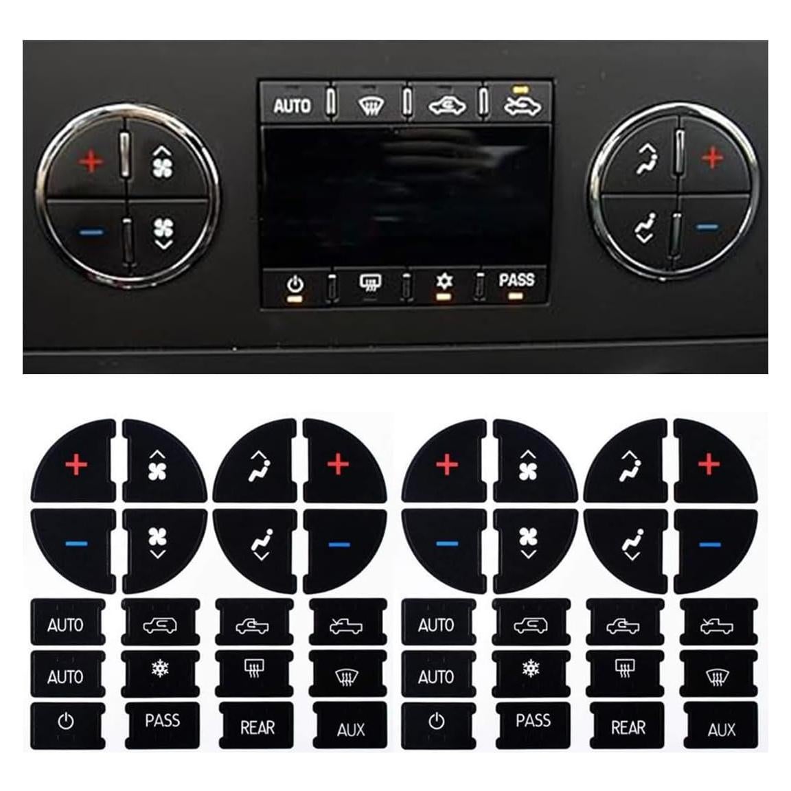 Calcomanías de Reparación de Botones de A/C Joycourt 2007-2015