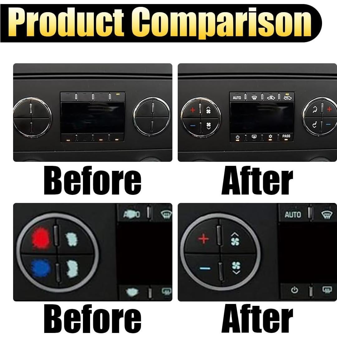 Calcomanías de Reparación de Botones de A/C Joycourt 2007-2015