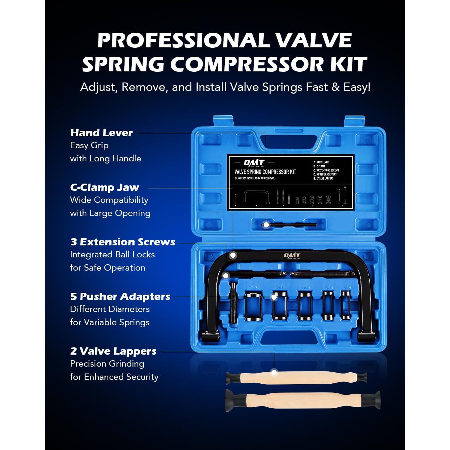 Compresor de Resortes de Válvula Orion Motor Tech - Kit 10 Piezas