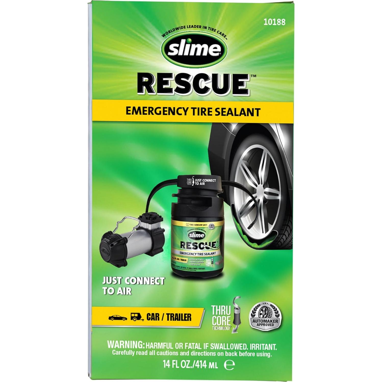 Sellador de Neumáticos de Emergencia Slime 10188 400ml Ecológico