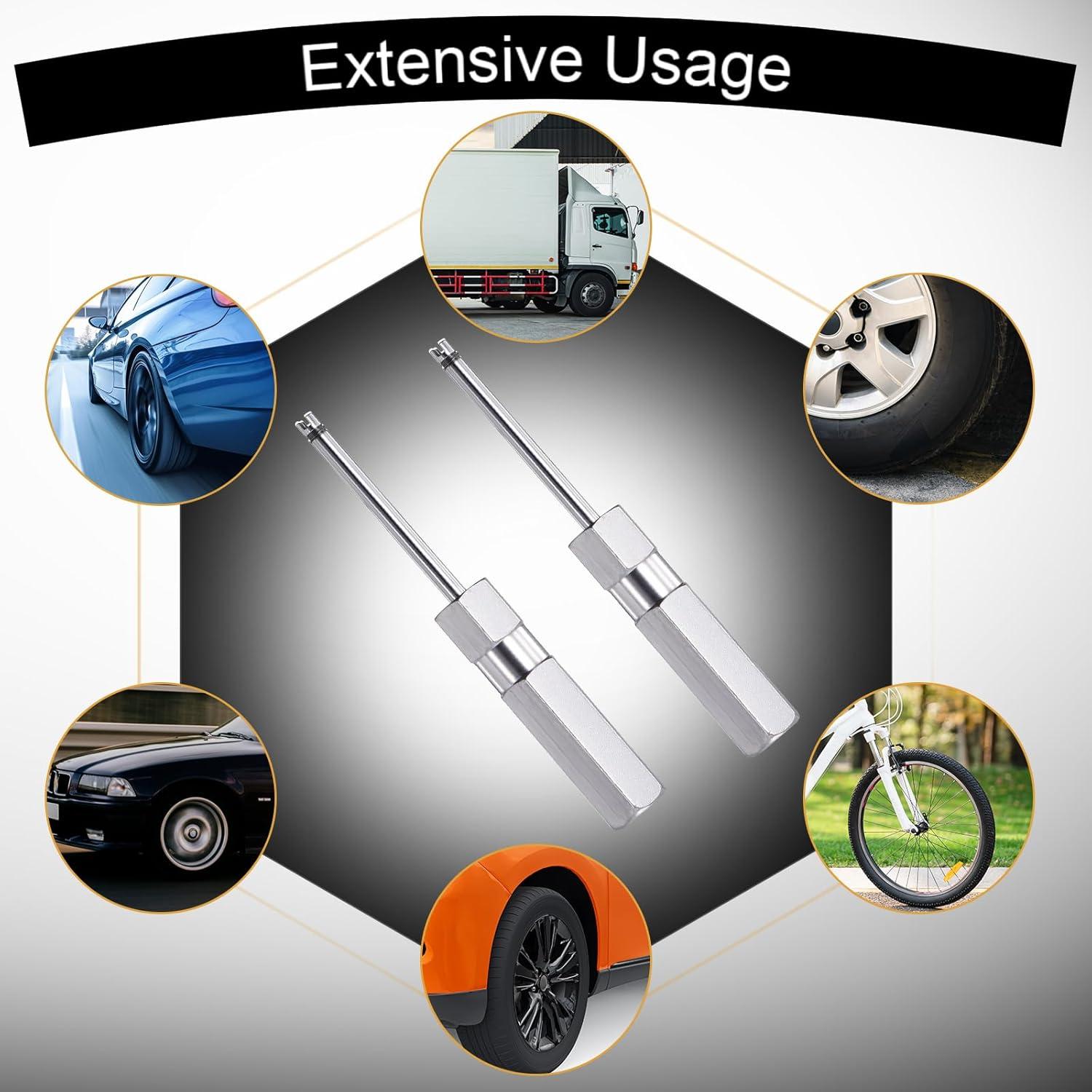 Kit de Herramientas de Válvula Styquenzer 2 Piezas Acero Inoxidable