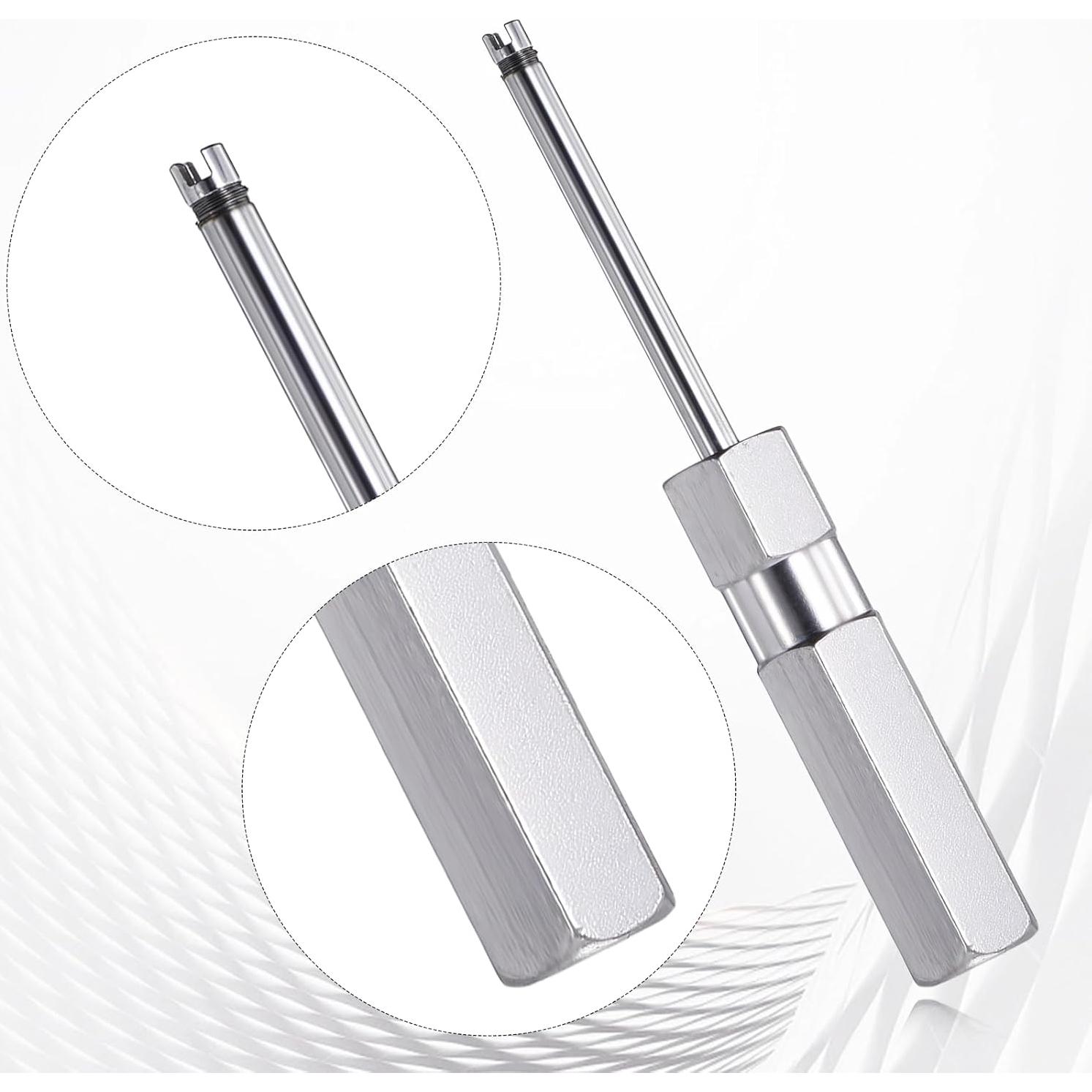 Kit de Herramientas de Válvula Styquenzer 2 Piezas Acero Inoxidable