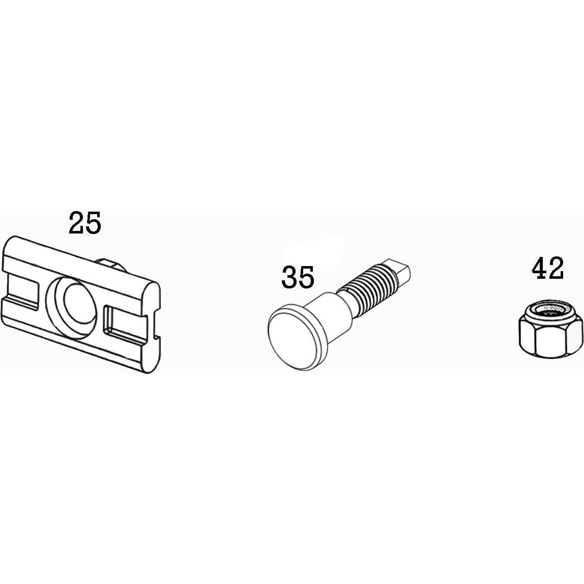 Kit de reparación regulador de ventana Swedish Car Parts - Bronce