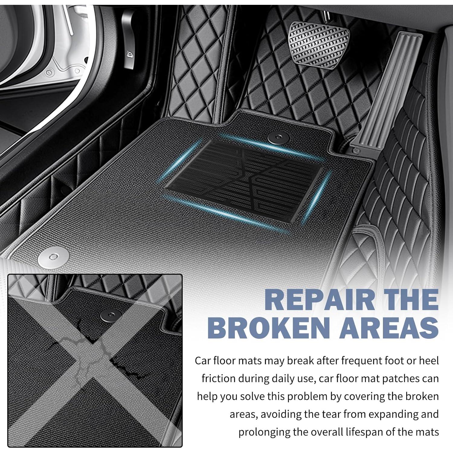 Parche Antideslizante Figpade para Alfombrillas de Automóviles 23x15cm