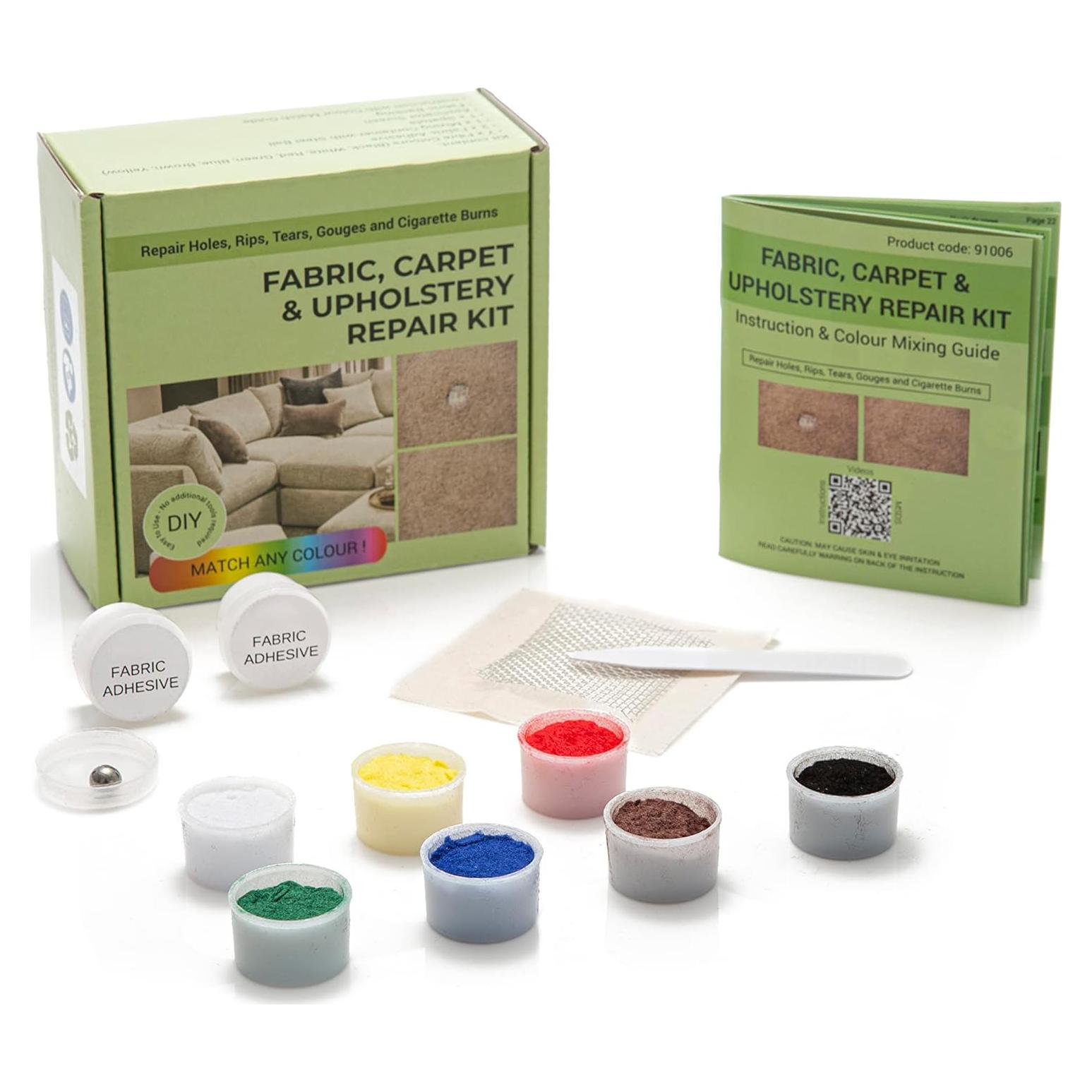 Kit de Reparación de Tela y Alfombra GLASS POLISH 91006