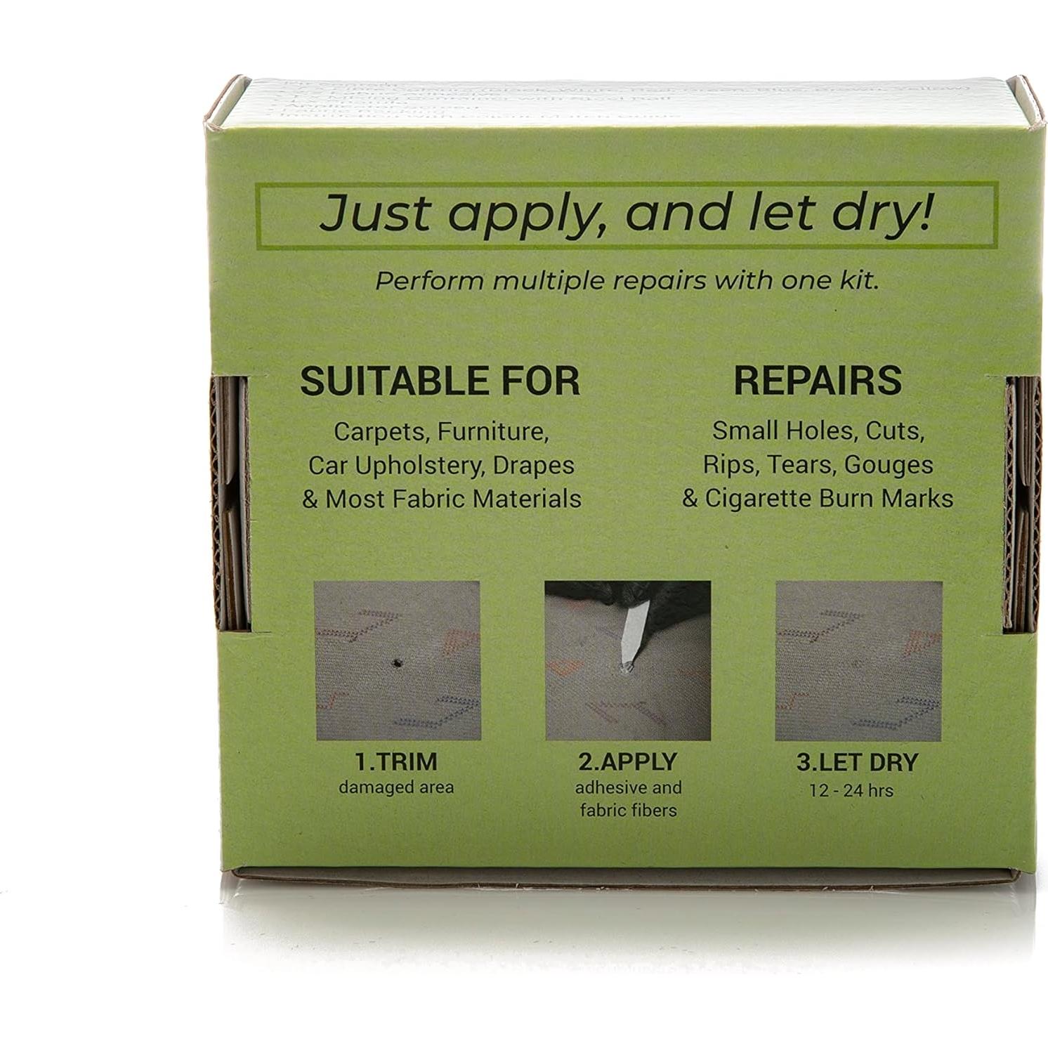 Kit de Reparación de Tela y Alfombra GLASS POLISH 91006