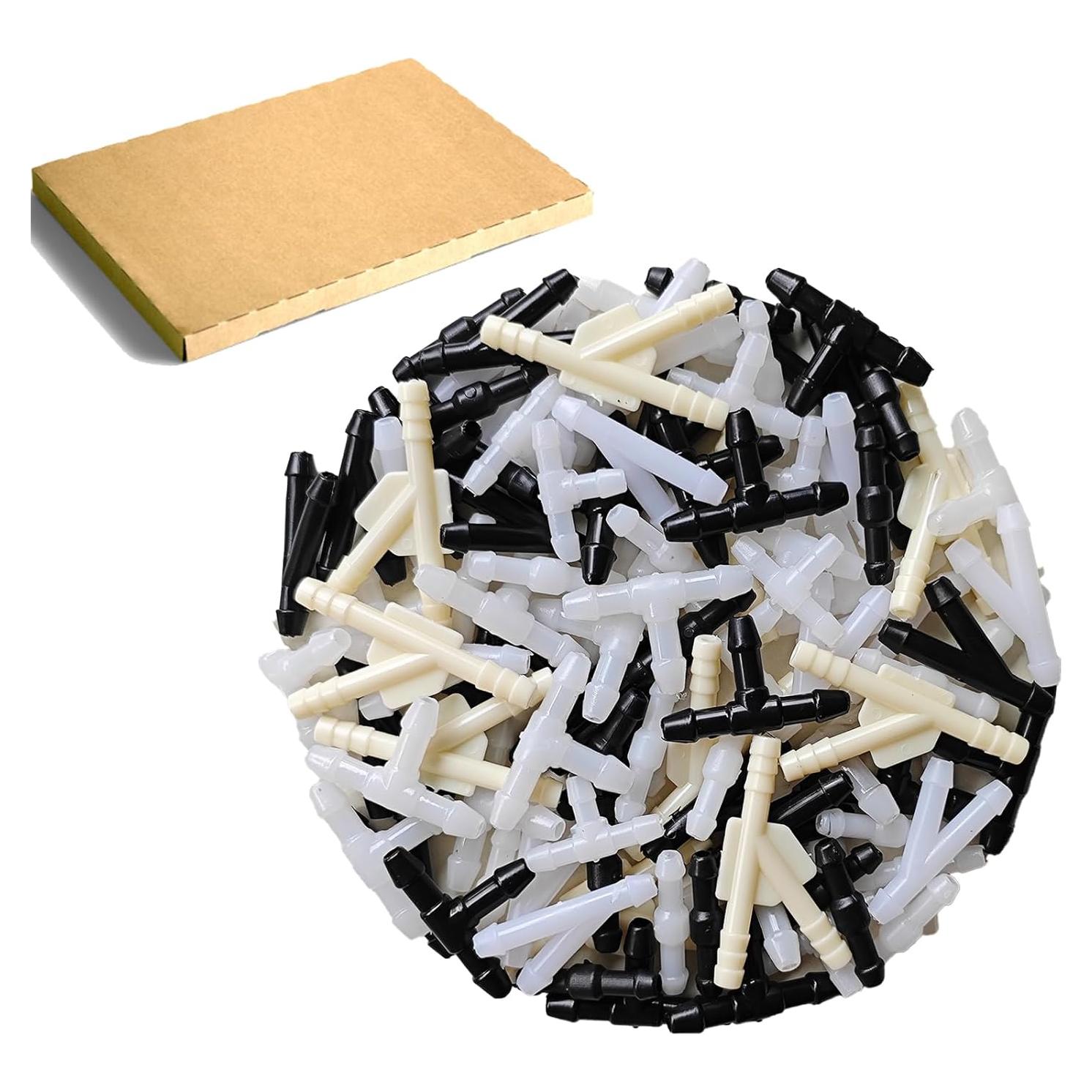 100 Conectores de Manguera Lavaparabrisas Auto OEMONEG