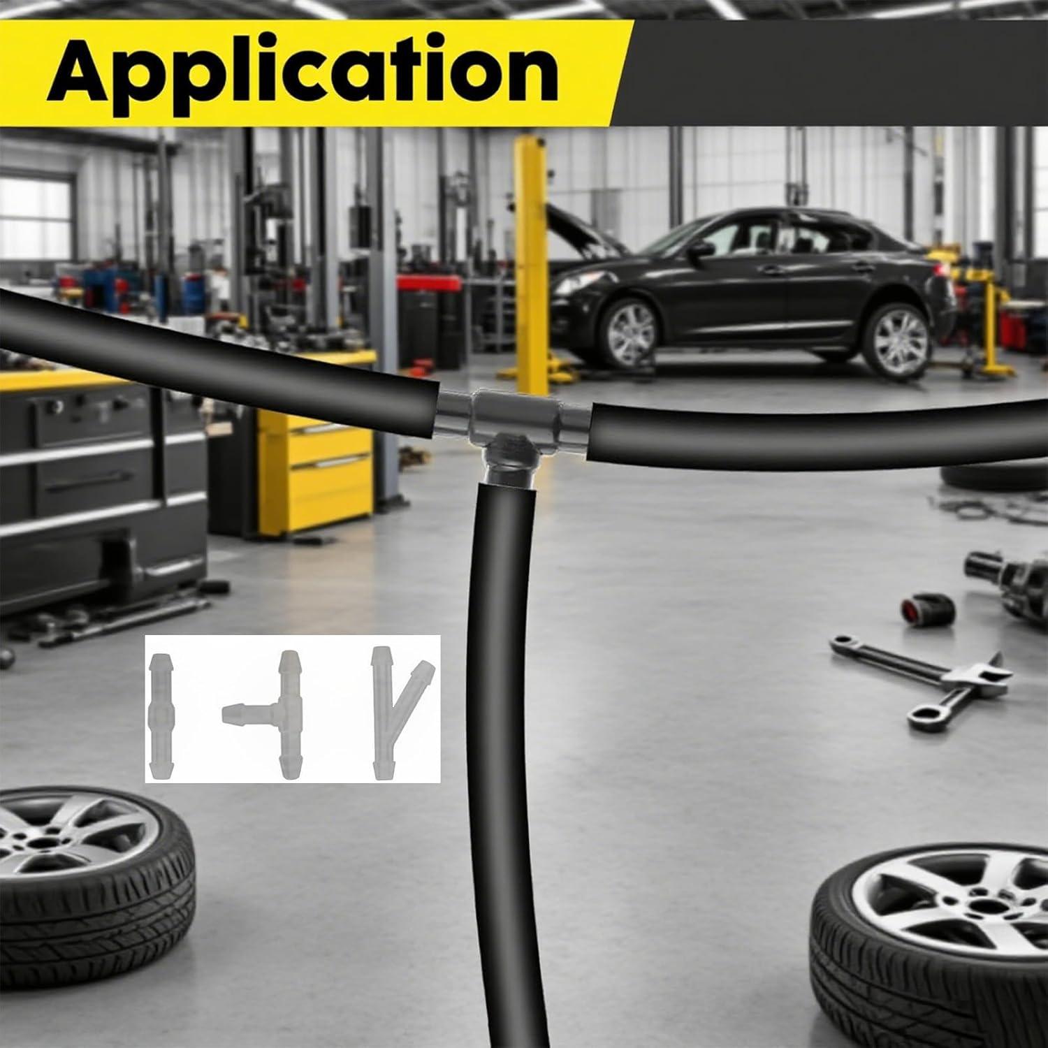 100 Conectores de Manguera Lavaparabrisas Auto OEMONEG