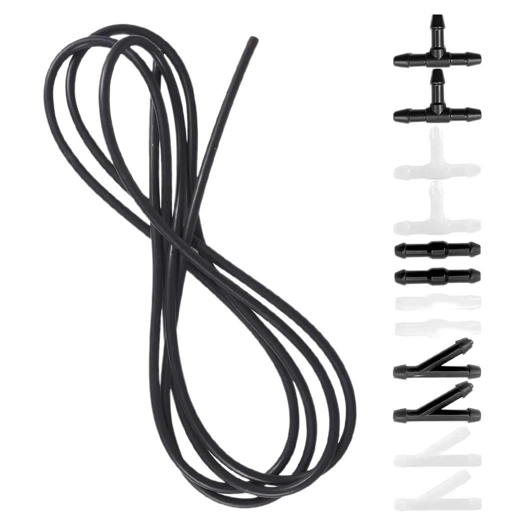 Kit de Manguera de Lavaparabrisas Cwouna 4m con 12 Conectores