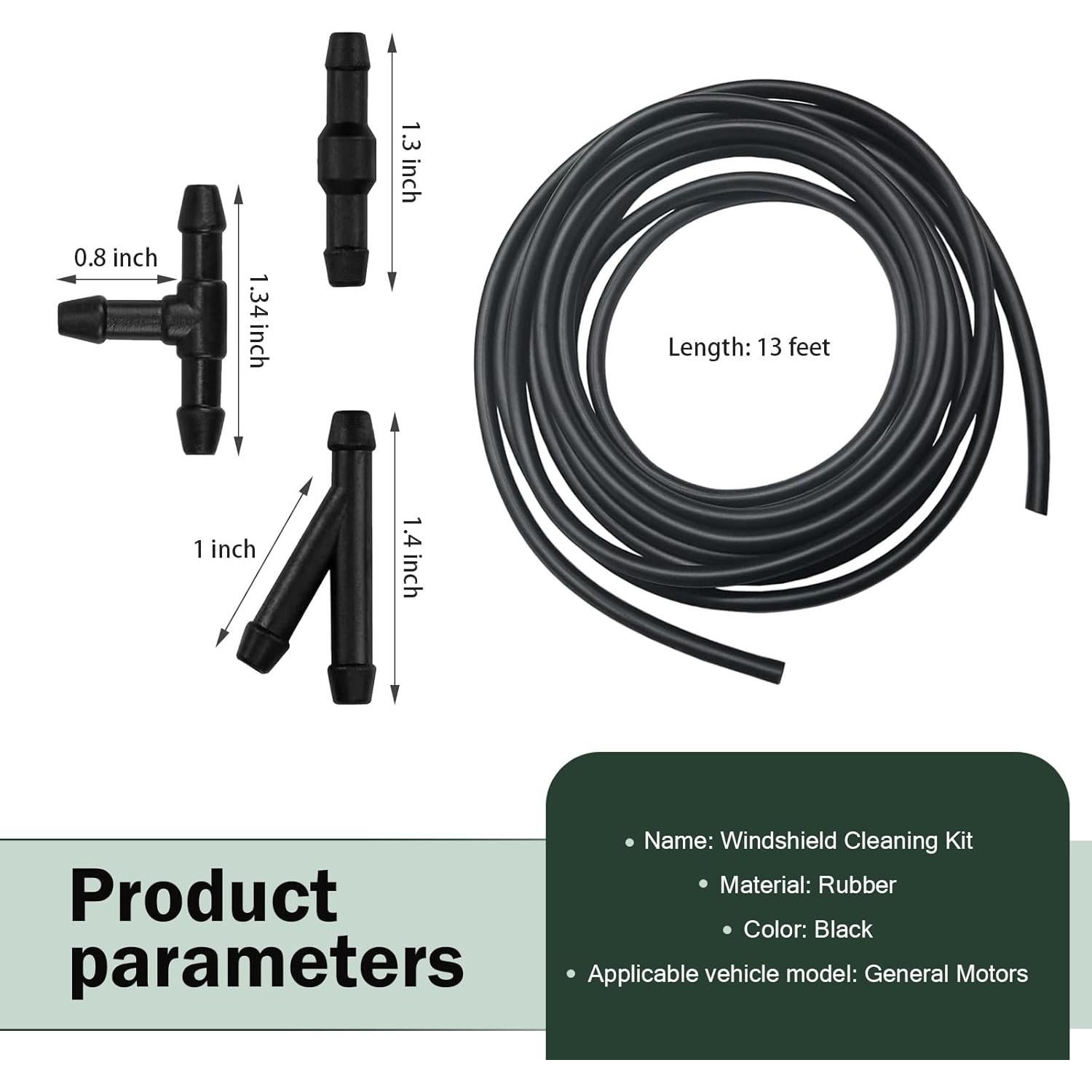 Kit de Reparación Manguera Lavaparabrisas Shakas 30 PCS 4m