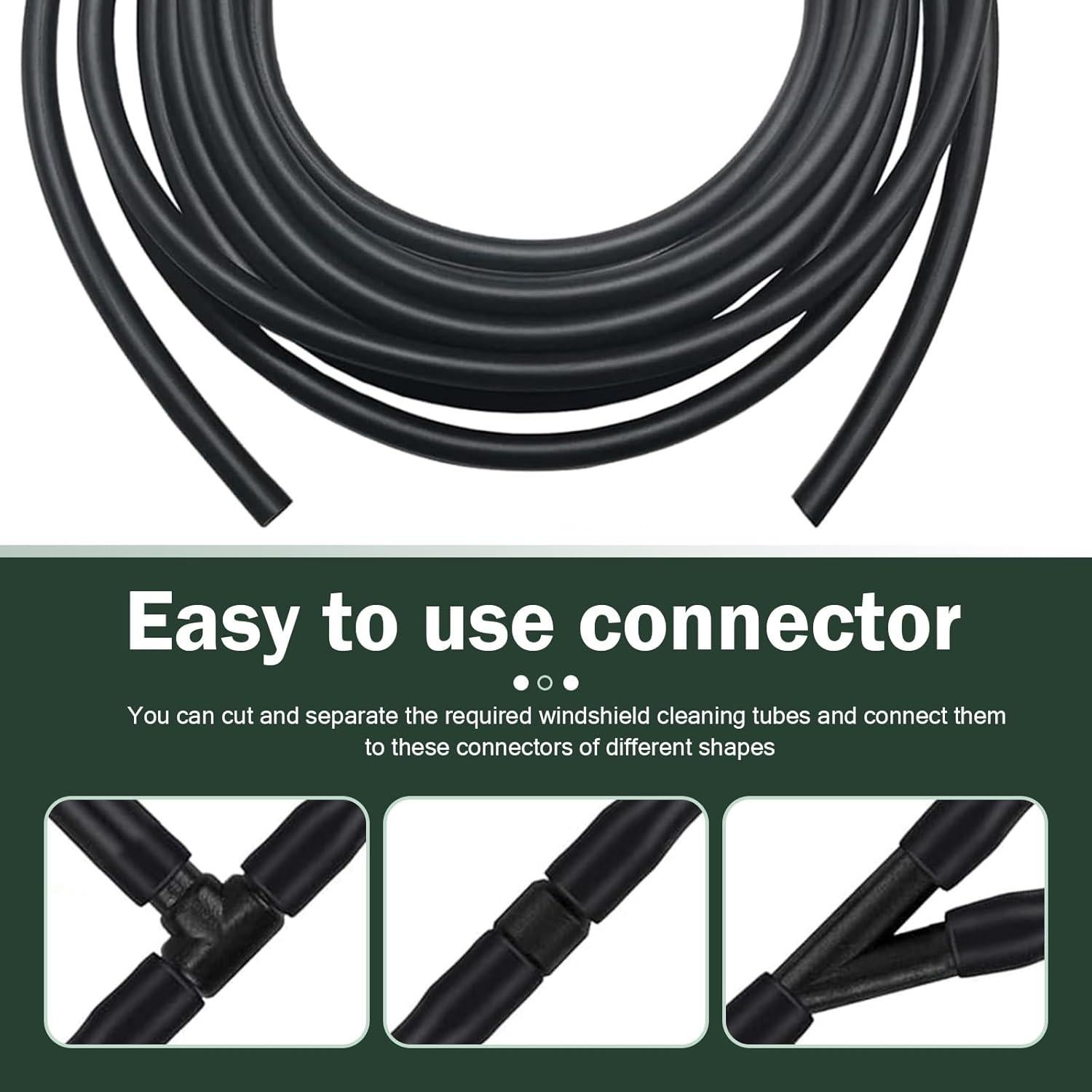 Kit de Reparación Manguera Lavaparabrisas Shakas 30 PCS 4m