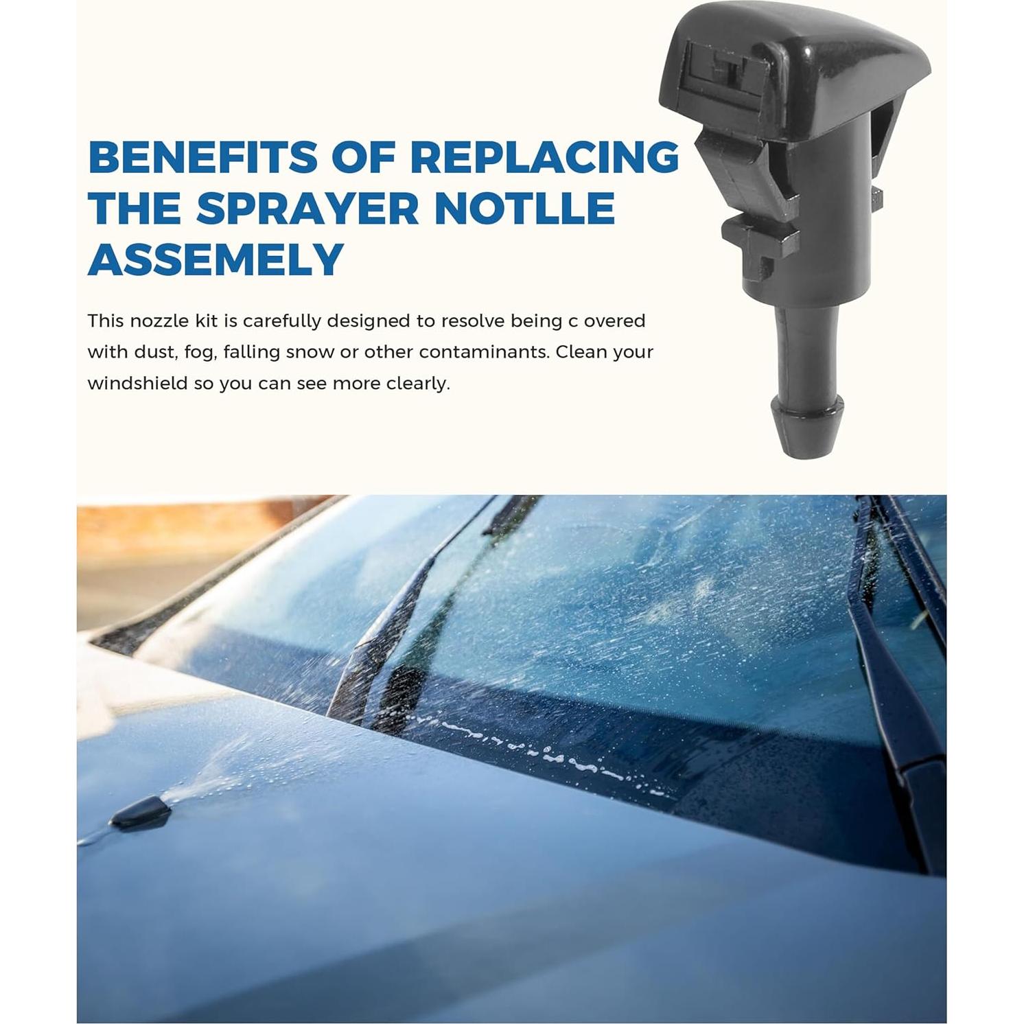 Kit de Manguera de Lavado de Parabrisas UBOG 22 Piezas 3.96m