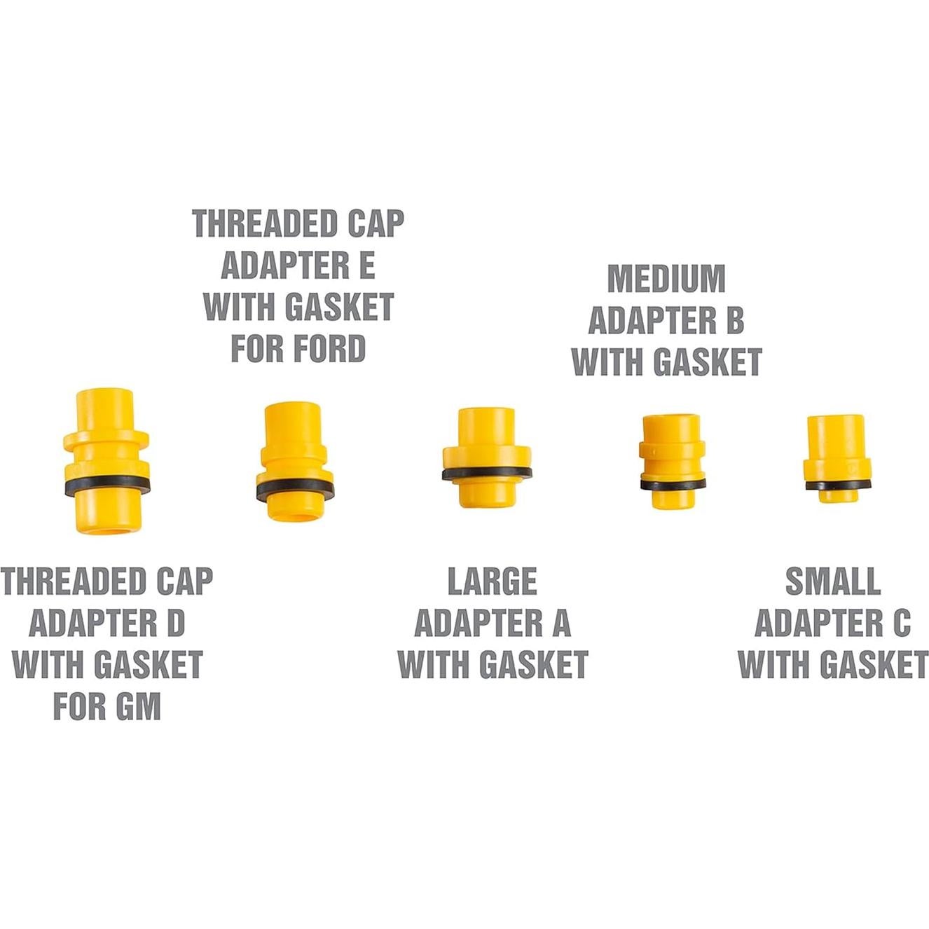 Kit de embudo de refrigerante sin derrames OEMTOOLS 15 piezas
