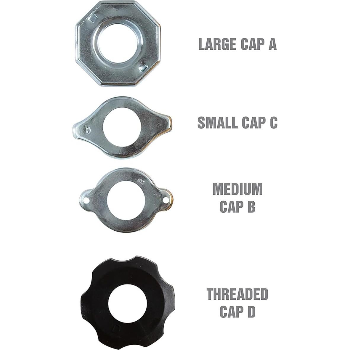 Kit de embudo de refrigerante sin derrames OEMTOOLS 15 piezas