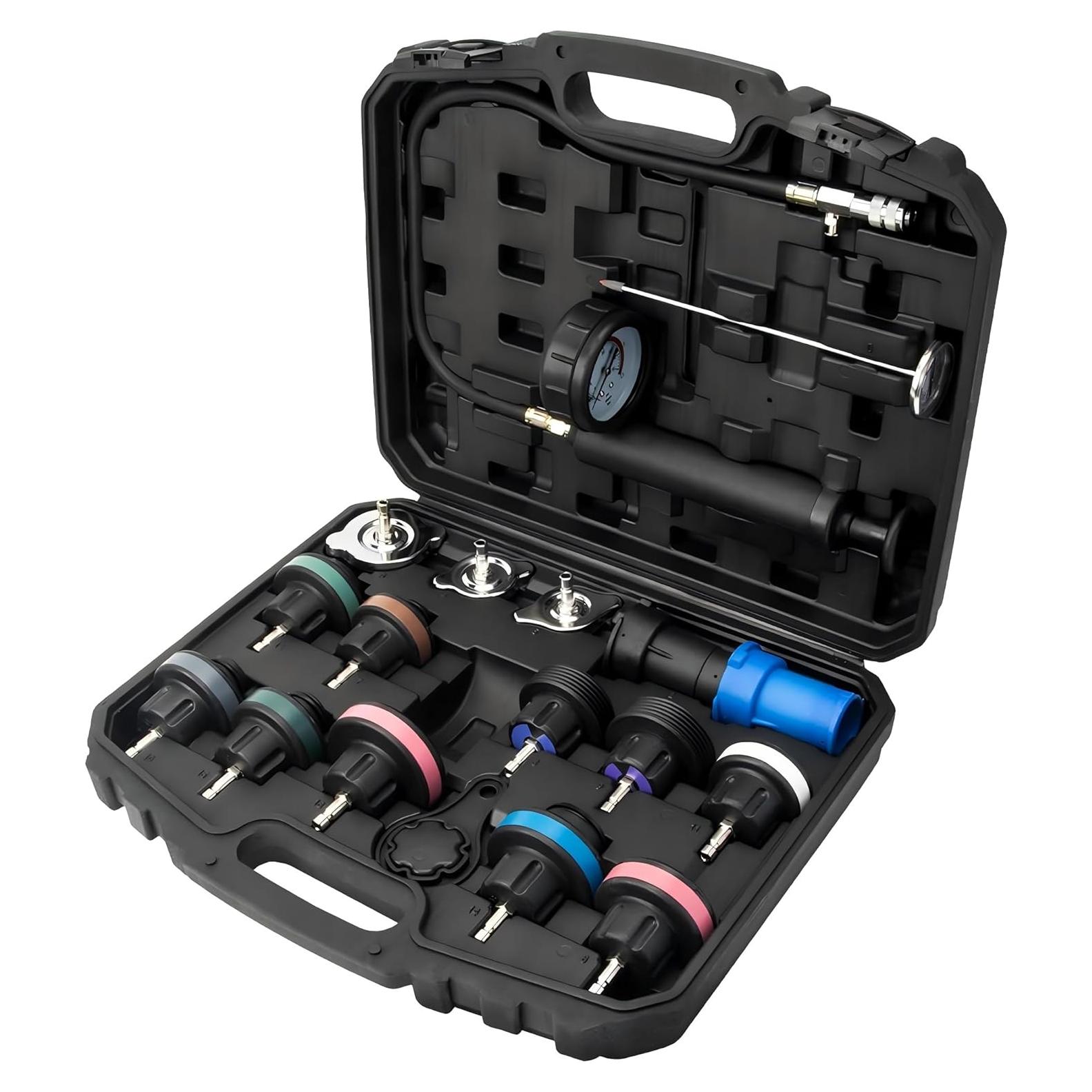 Kit de Prueba de Presión de Refrigerante DKwoeshg con Adaptadores