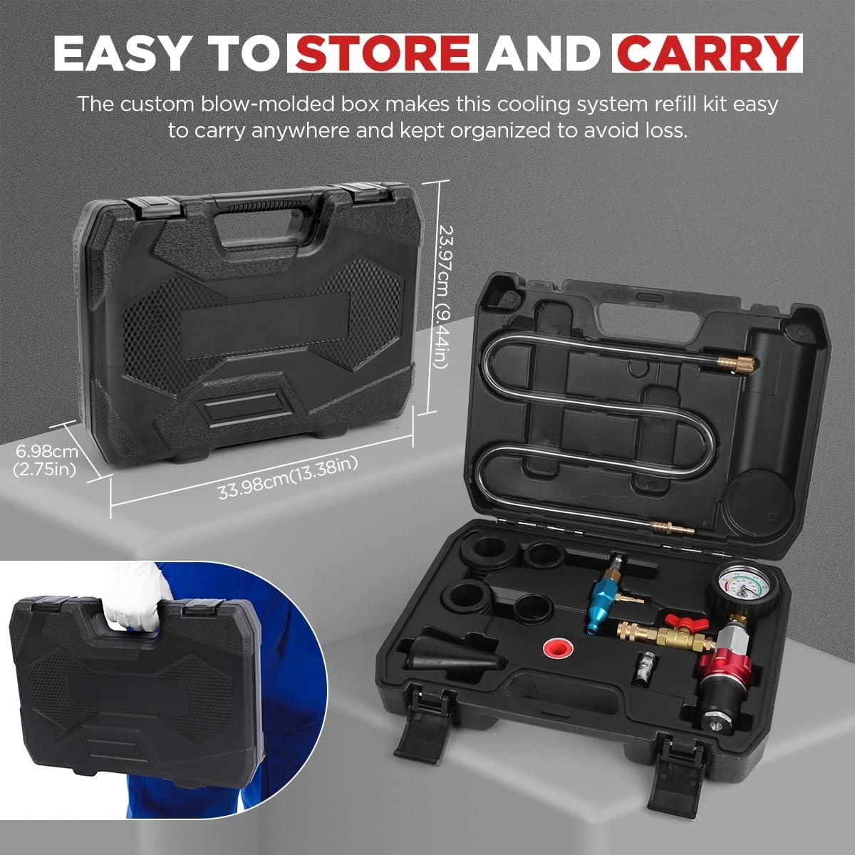 Kit de Recarga de Refrigerante CMTOOL - Vacío, 105 cm, 1.57 kg