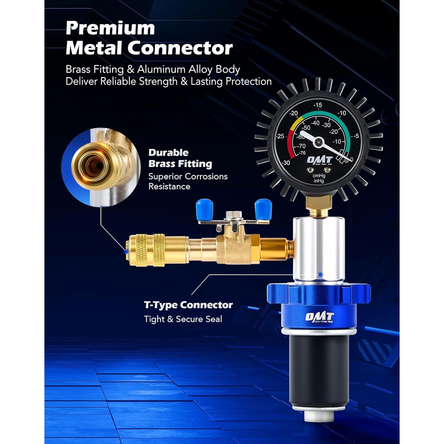 Kit de Recarga de Vacío de Refrigerante Orion Motor Tech 13 Piezas