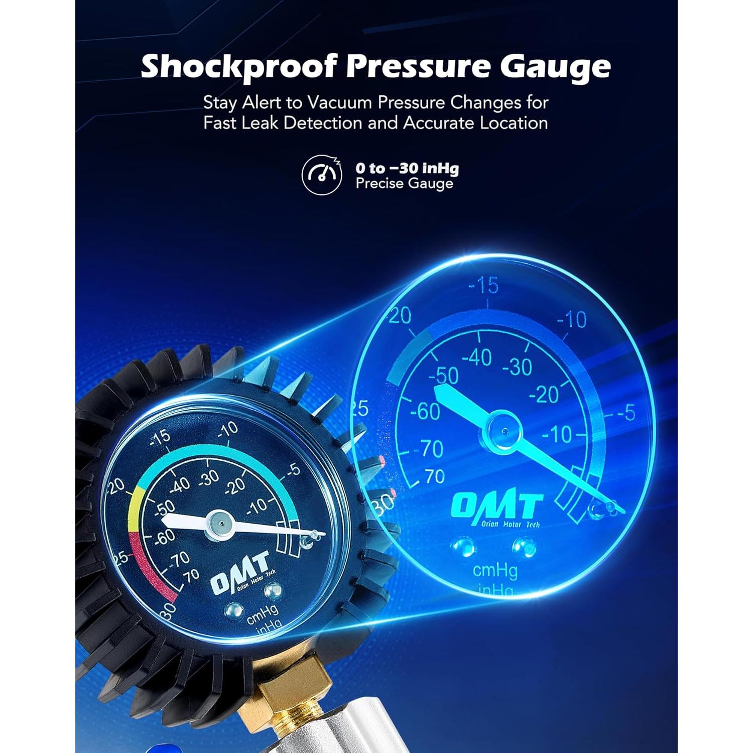 Kit de Recarga de Vacío de Refrigerante Orion Motor Tech 13 Piezas