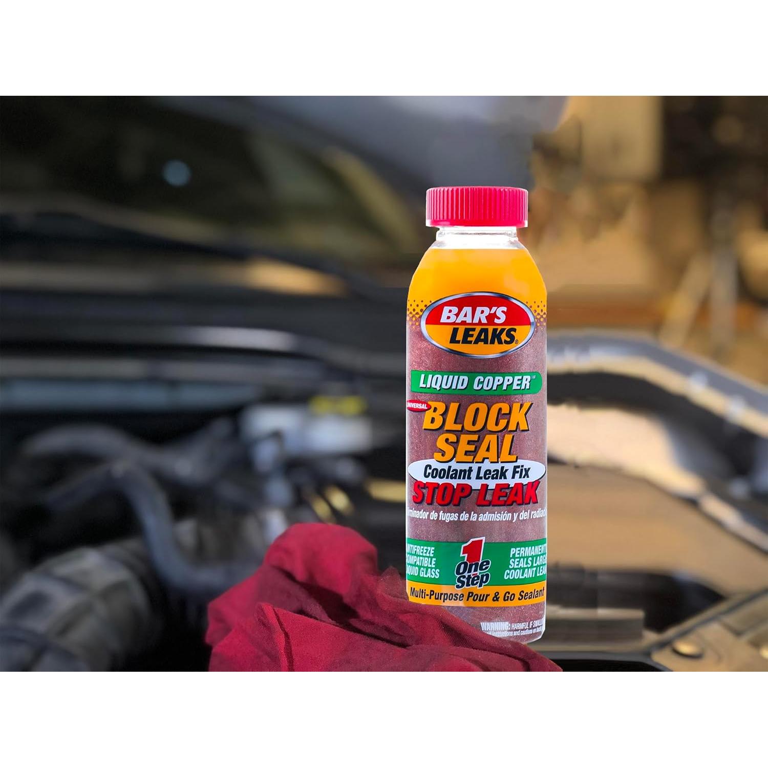 Sello de Bloque de Cobre Líquido Bar's Leaks 532 ml - Repara Fugas