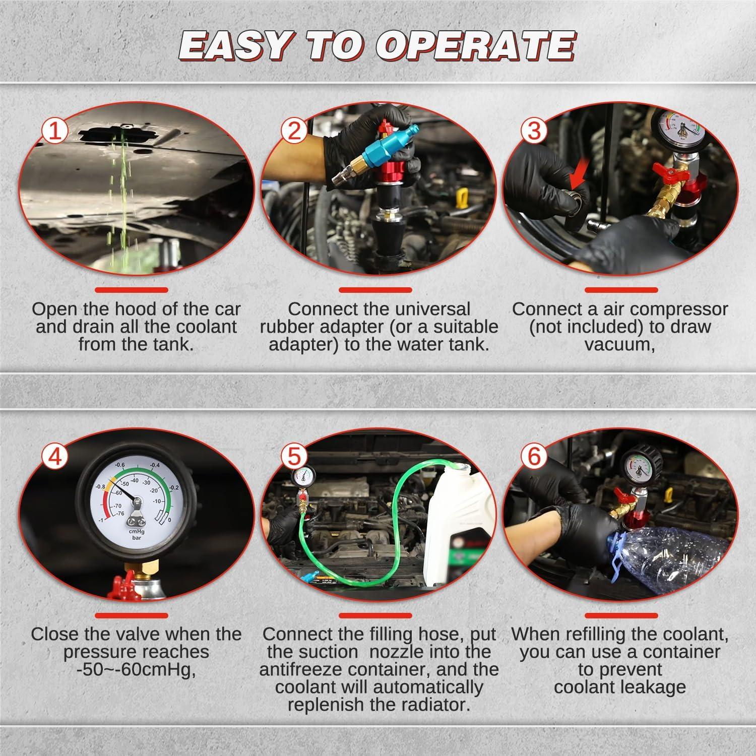 Kit de Recarga de Refrigerante por Vacío RALBIL CRKQS 1.62kg