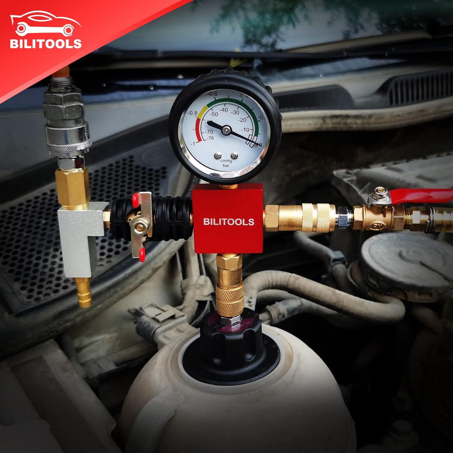 Kit de Prueba y Relleno de Refrigerante BILITOOLS 28 Piezas