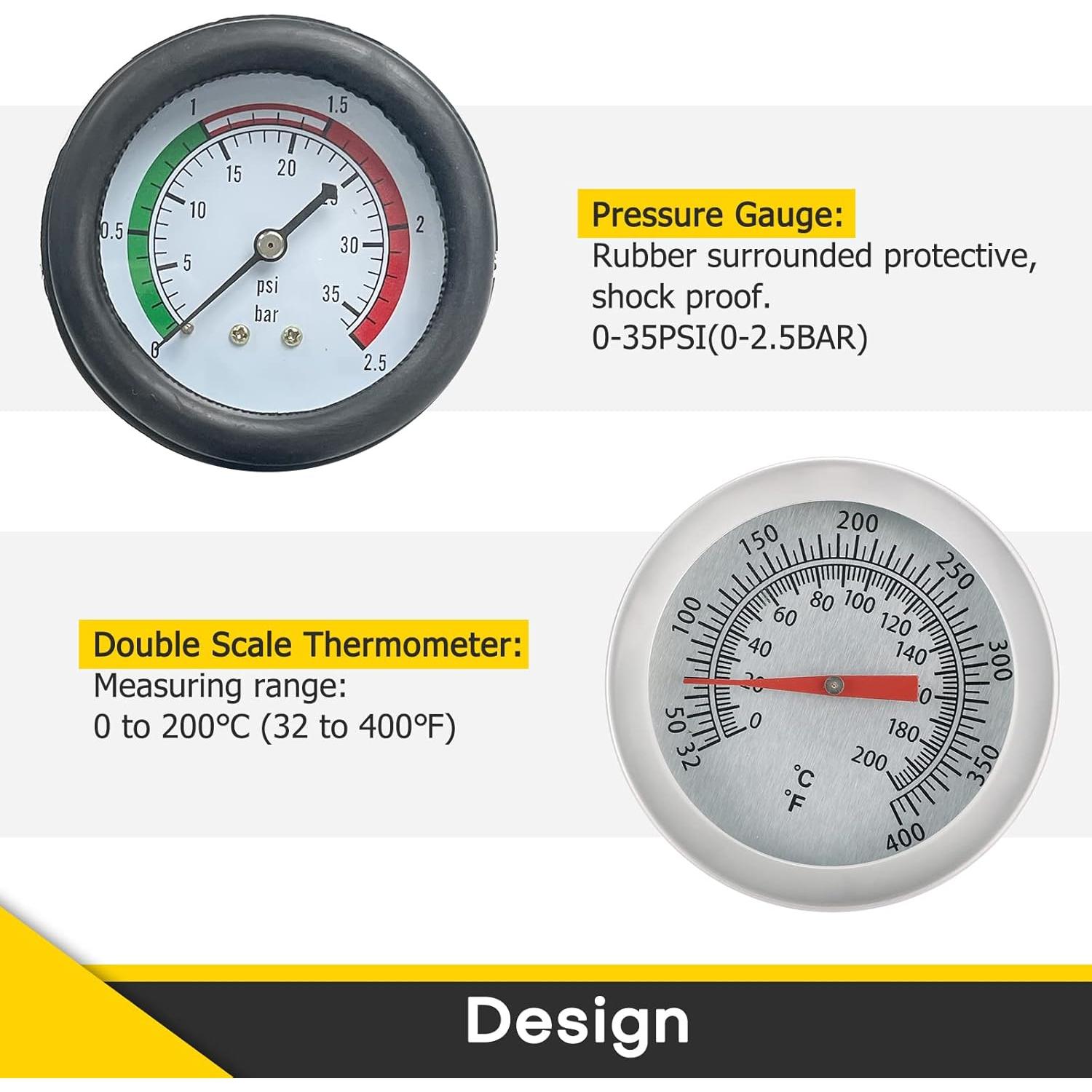 Kit de Probador de Presión de Radiador Acymner ZH1025-1 18PCS
