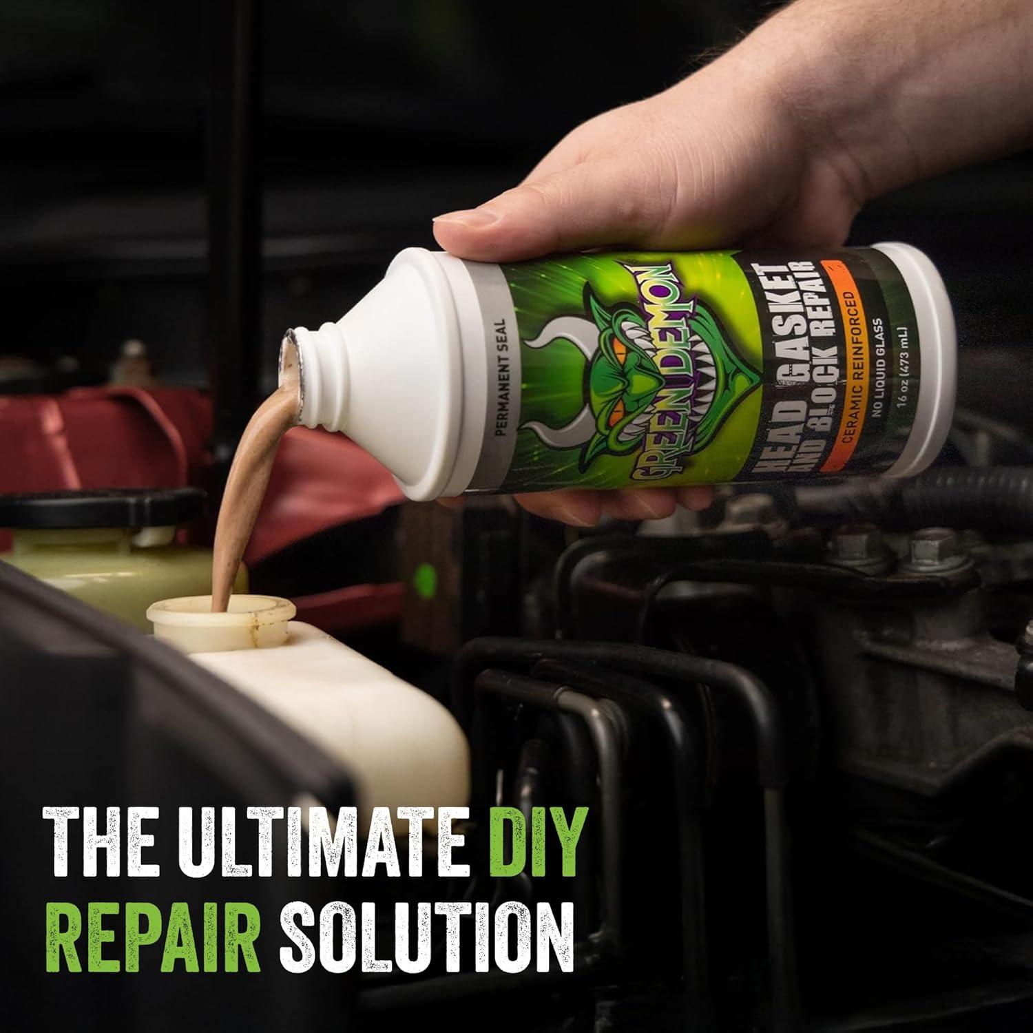 Sellador de Juntas de Cabeza Green Demon 0.45kg - Reparación Permanente