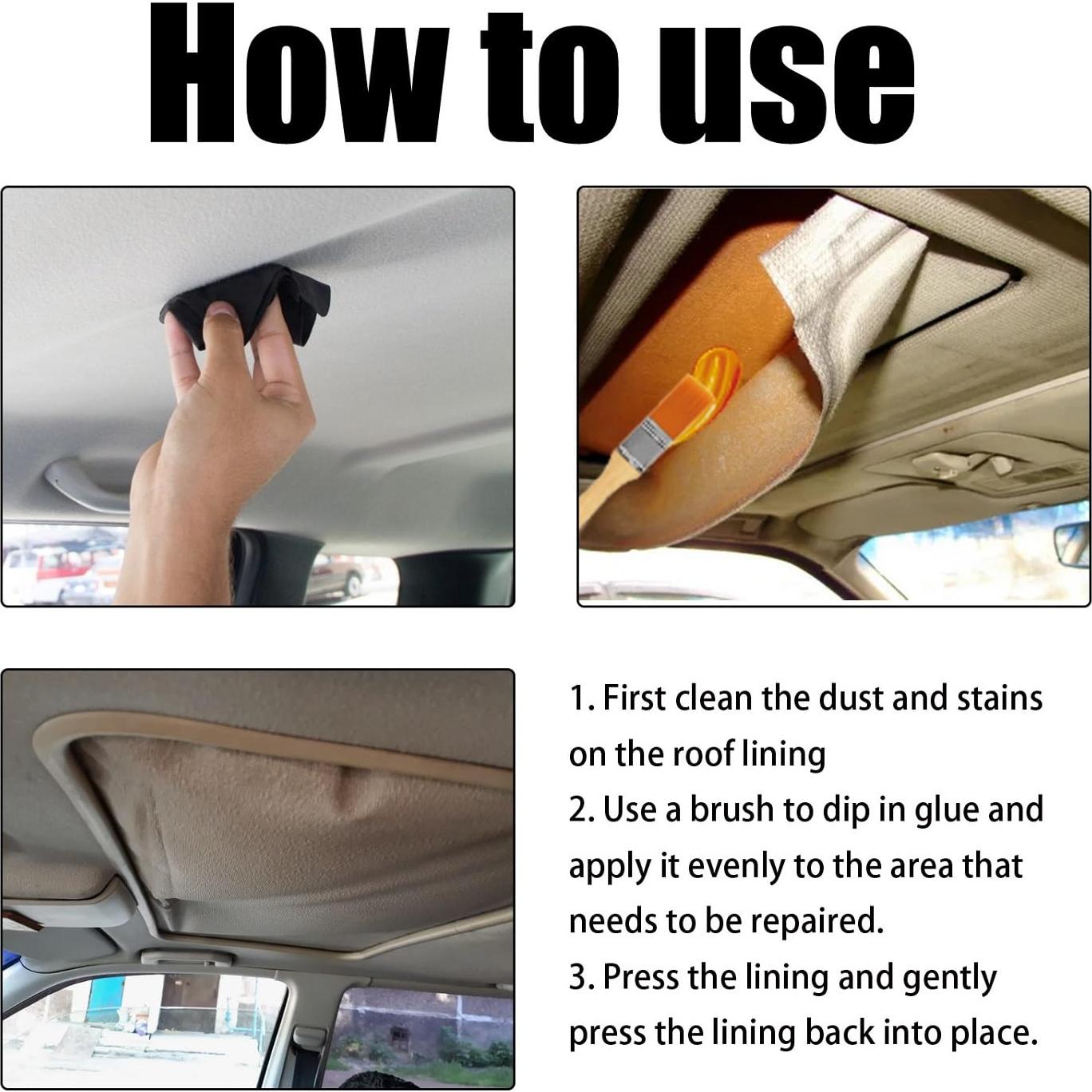 200 ML Pegamento Rápido YAMVXIC para Techo de Coche