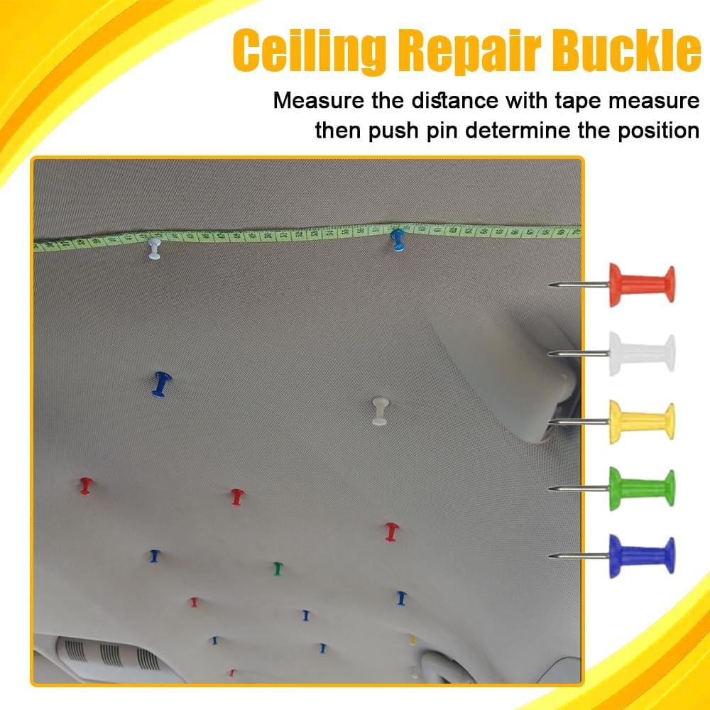 Kit de Reparación de Techo de Coche 60PCS Tecledsn Universal